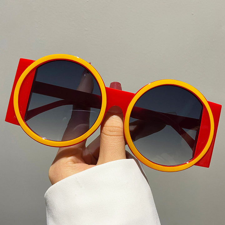 Women's oversized square frame sunglasses with UV protection Skanto