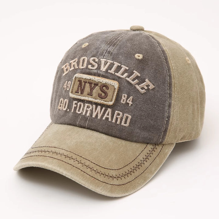 Menns vintage-inspirerte slitte baseballcaps Skanto 1784188194