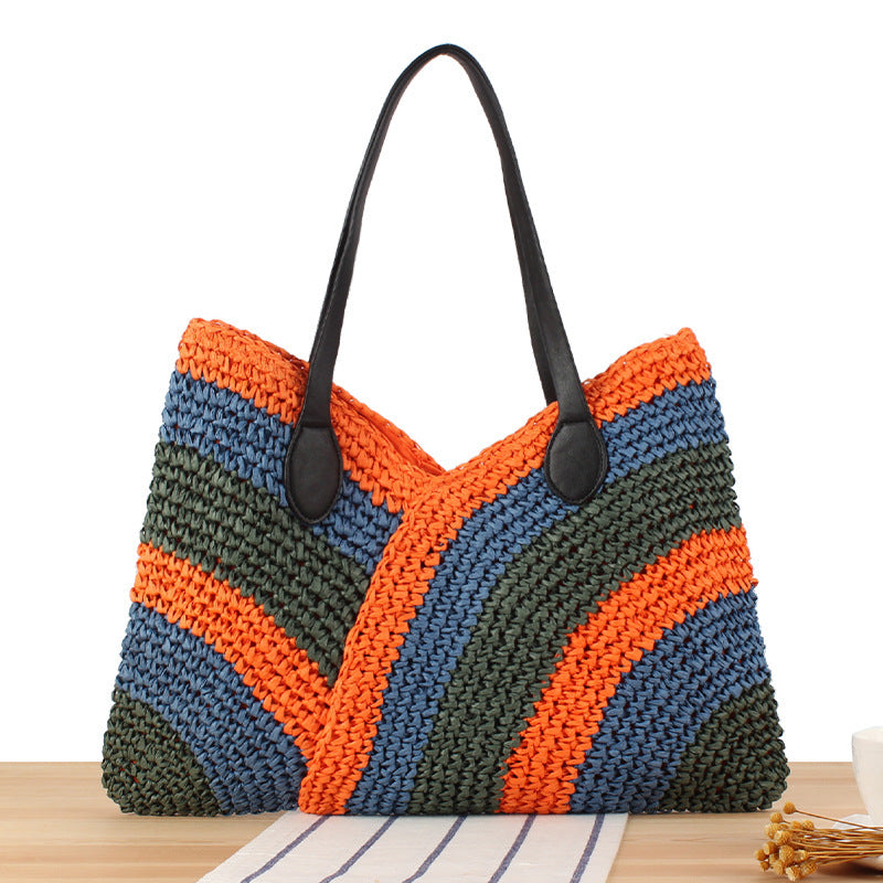 Handbag in Modern Wave Pattern Skanto