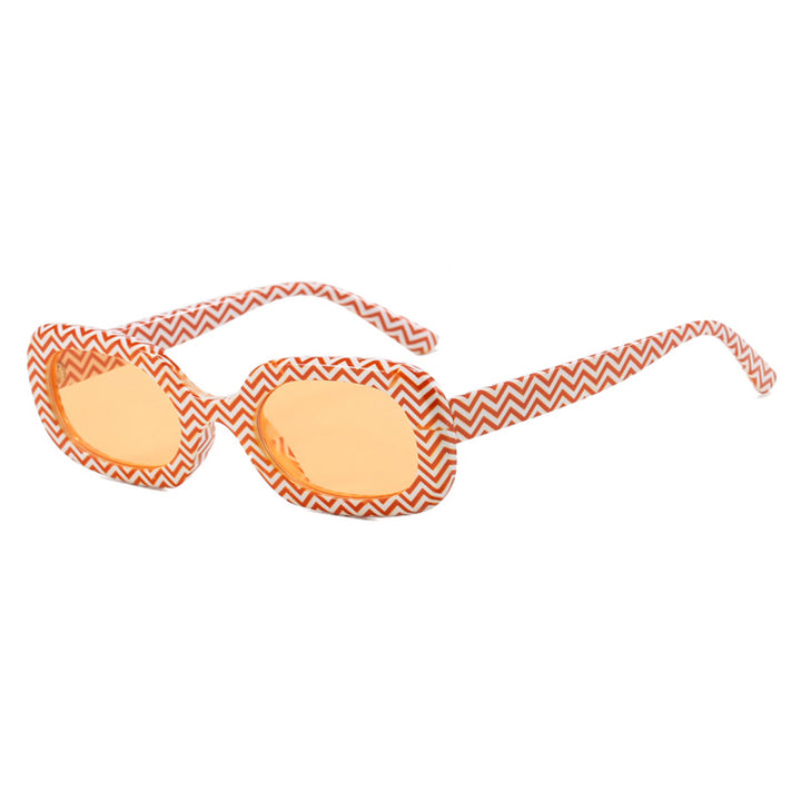 Women's oversized sunglasses with unique pattern Skanto