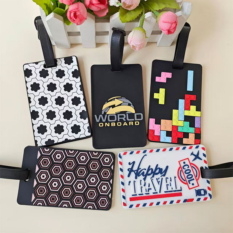 Unisex Bagasjetag i kreativt Tetris-design Skanto