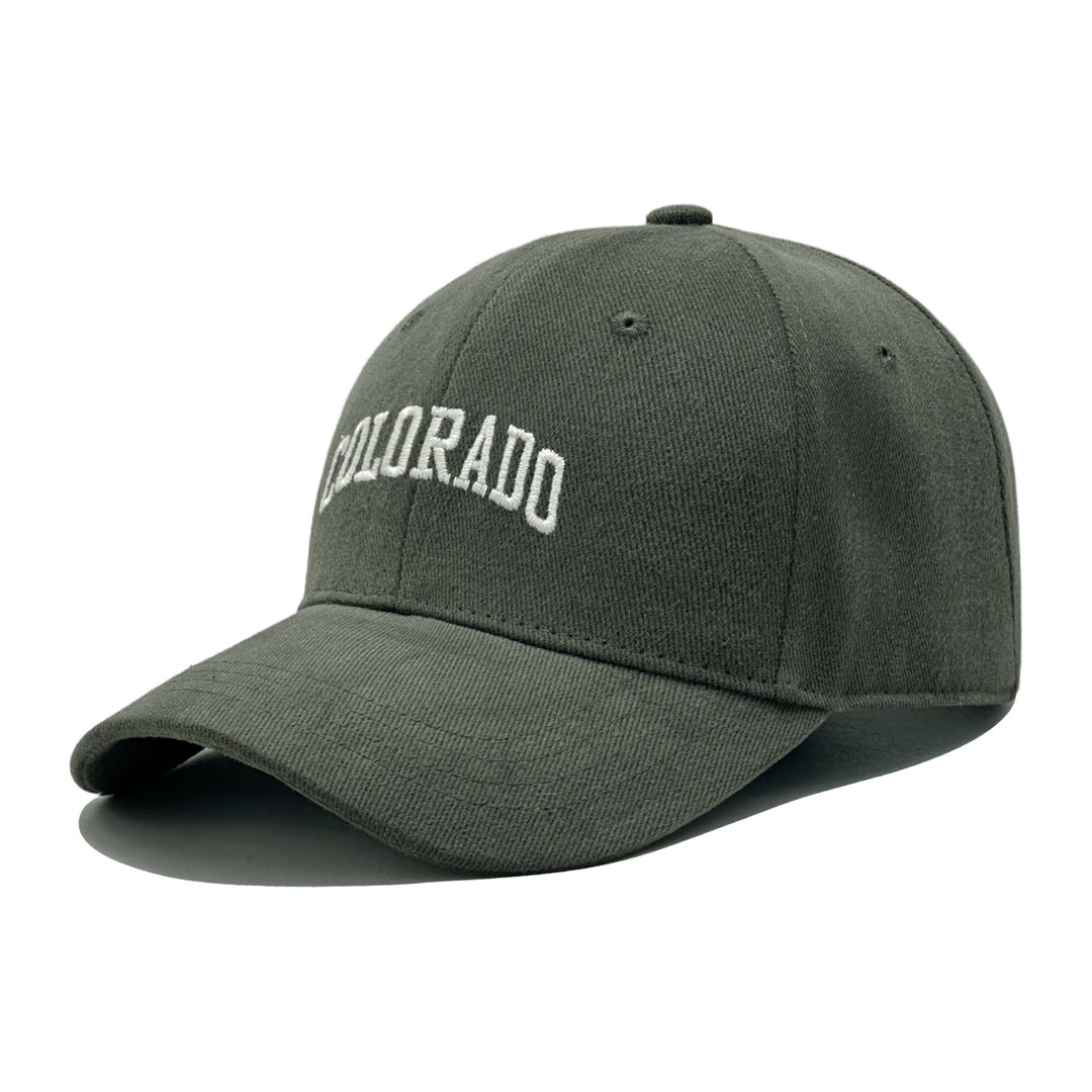 Dame avslappet broderi caps Skanto