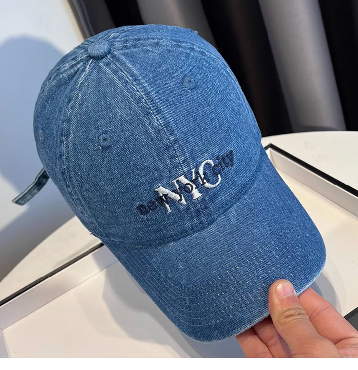 Kvinnenes stilige denim baseball cap Skanto
