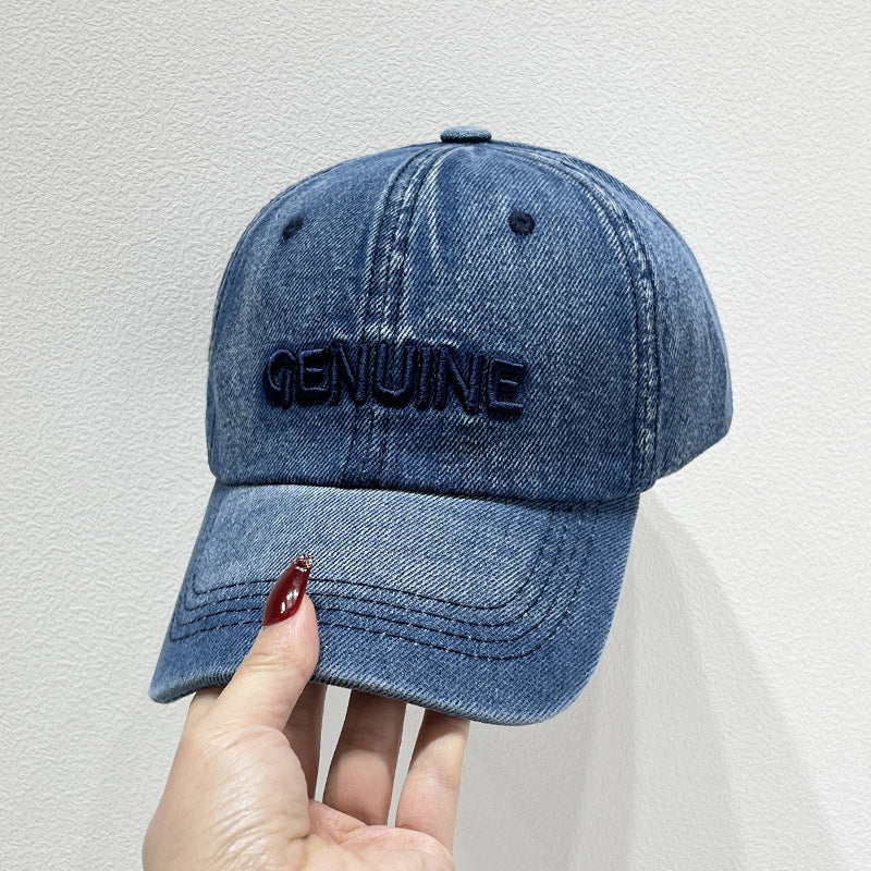 Herre Denim Baseball Caps Skanto