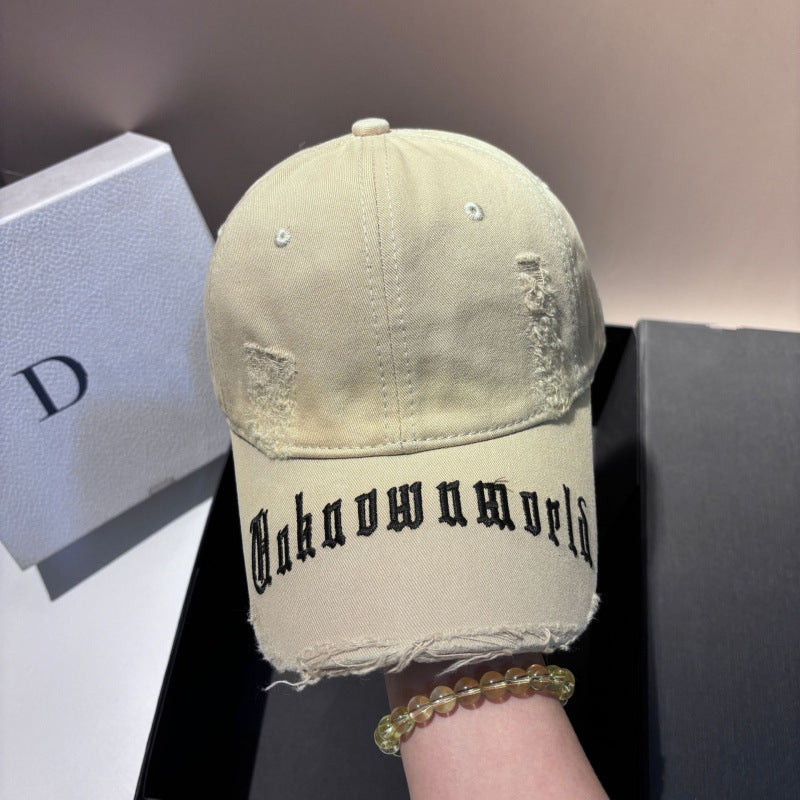 Men's Distressed Graphic Baseball Cap Skanto