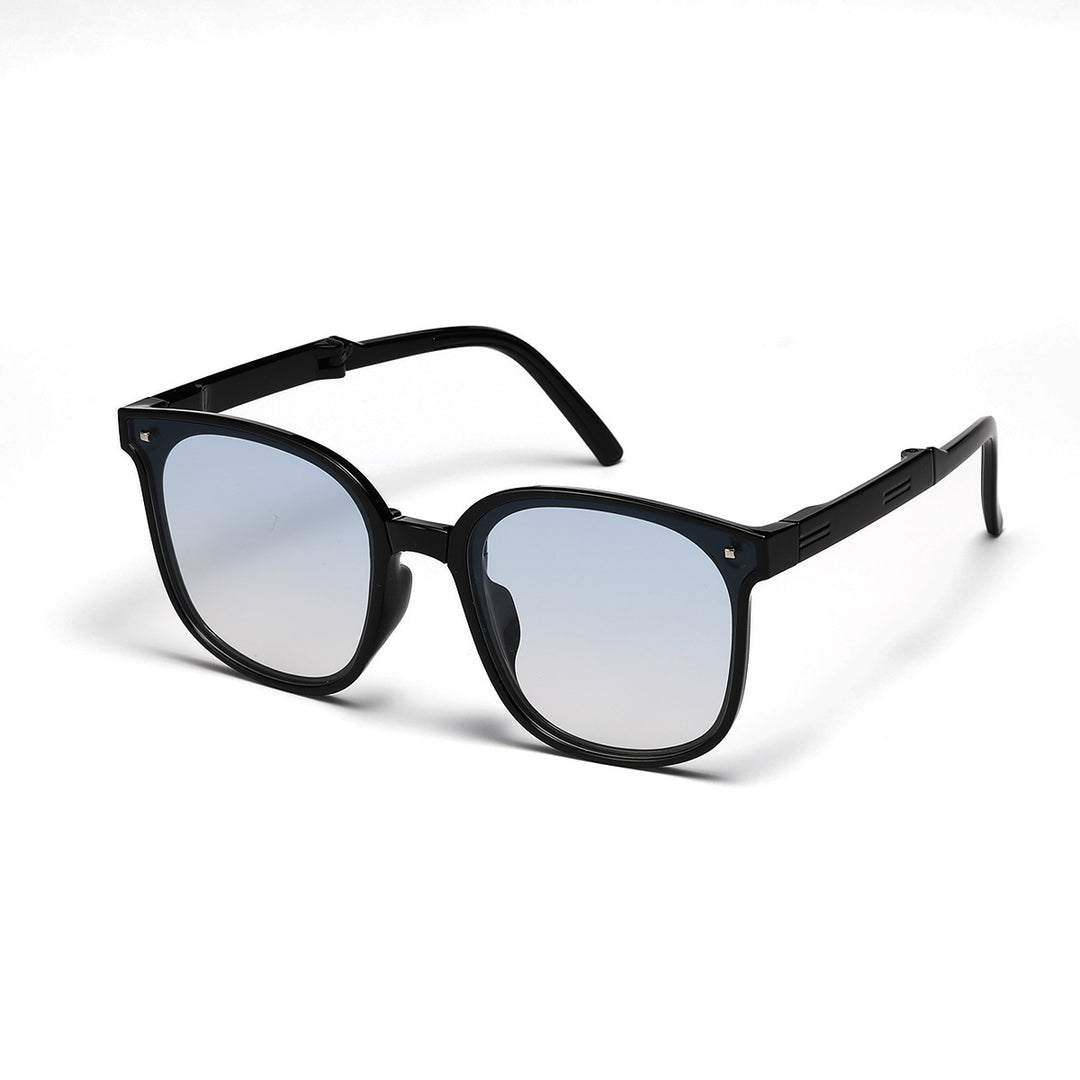 Dame kvadratisk solbrille med innovativ ramme i plast og polarisert glass Skanto
