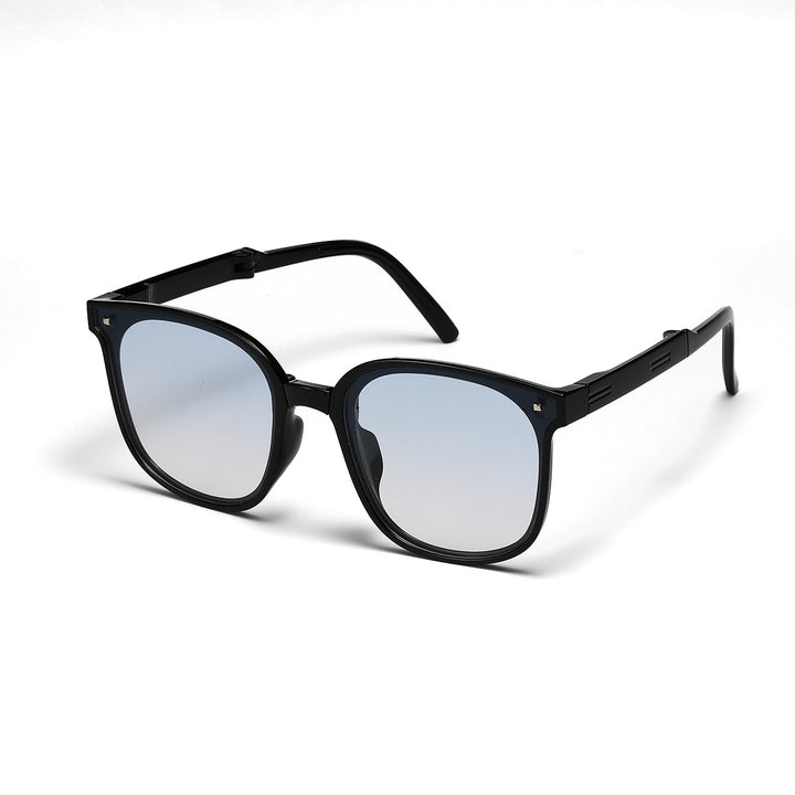Dame kvadratisk solbrille med innovativ ramme i plast og polarisert glass Skanto