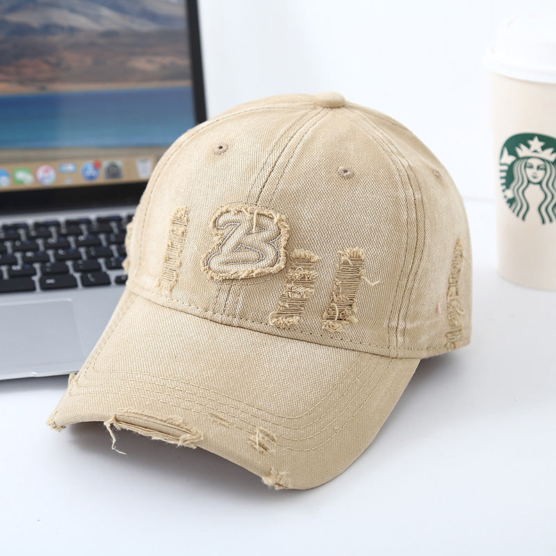 Unisex Slittet Vintage Baseball Caps Skanto