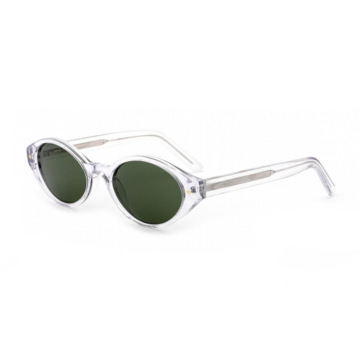 Dame solbrille i ovalt retro-design med høyeste UV-beskyttelse Skanto