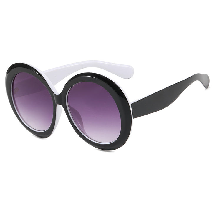 Women's fashionable sunglasses with large frame and UV protection Skanto