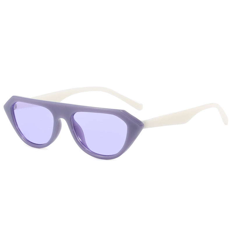 Dame moteriktig asymmetrisk solbrille Skanto