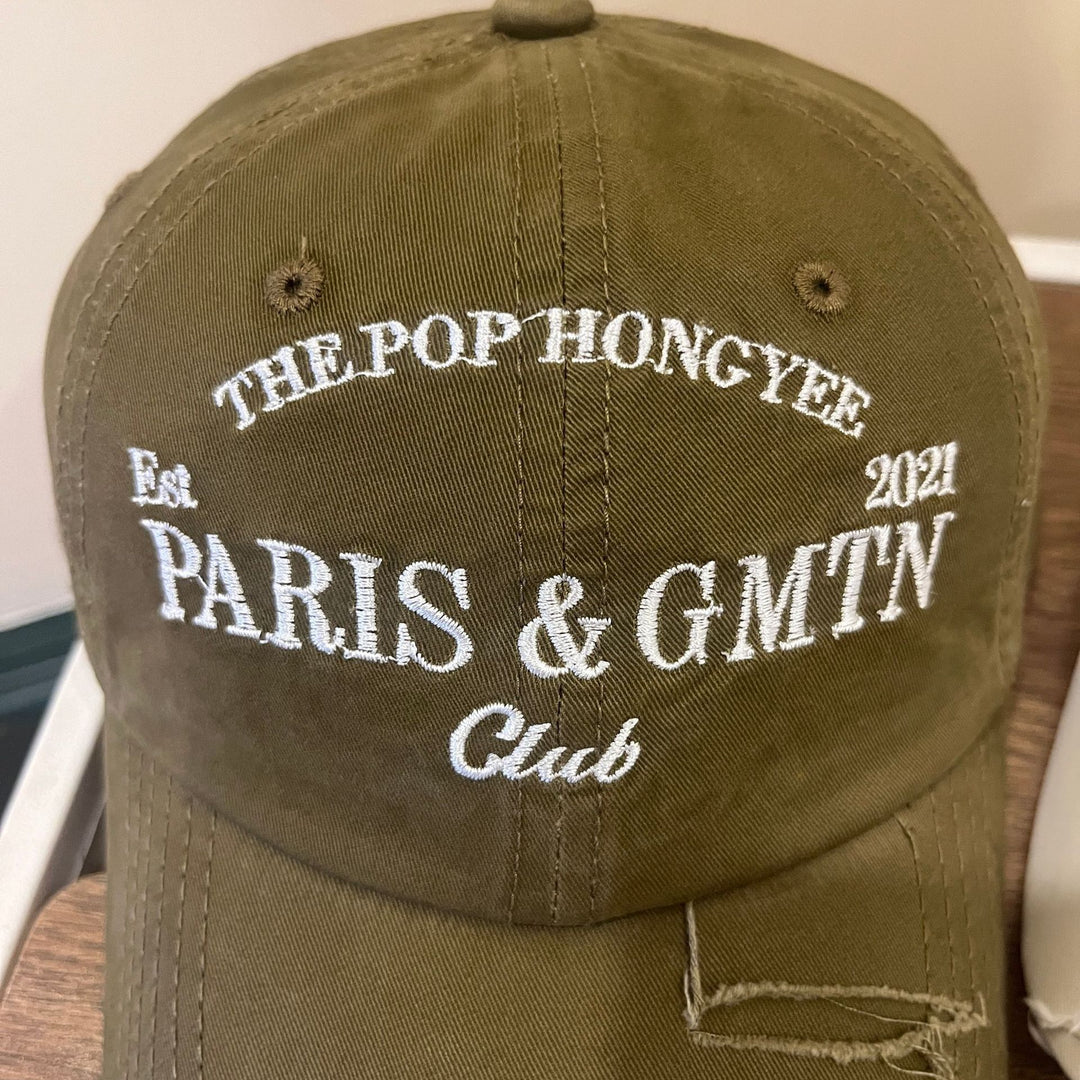 Herre Slitt Bomull Twill Baseball Caps Skanto