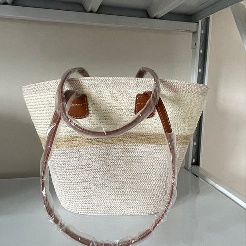 Elegant Flettet Handle Bag Skanto