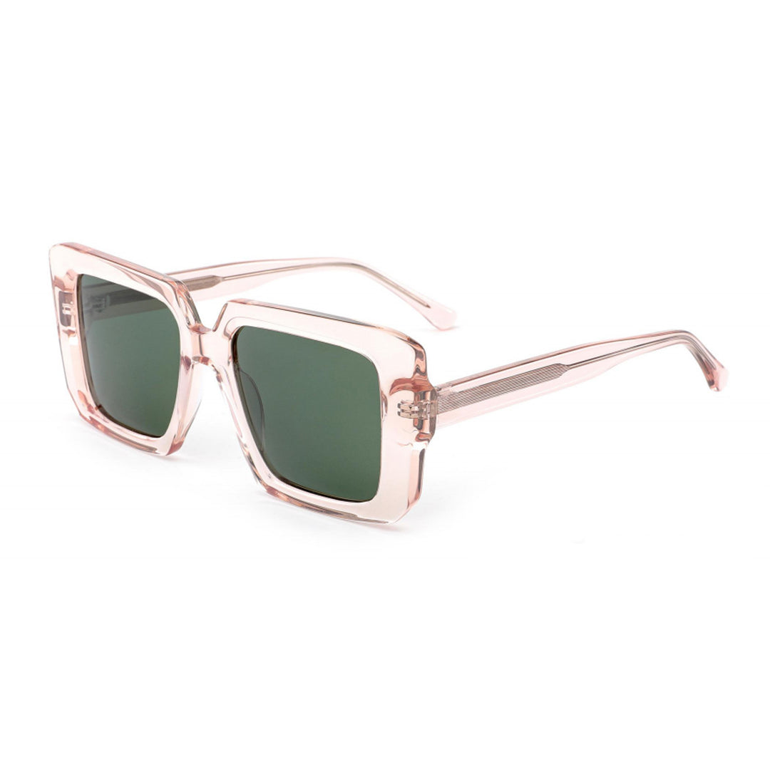 Dame solbrille i stilrent, firkantet design med UV-beskyttelse Skanto