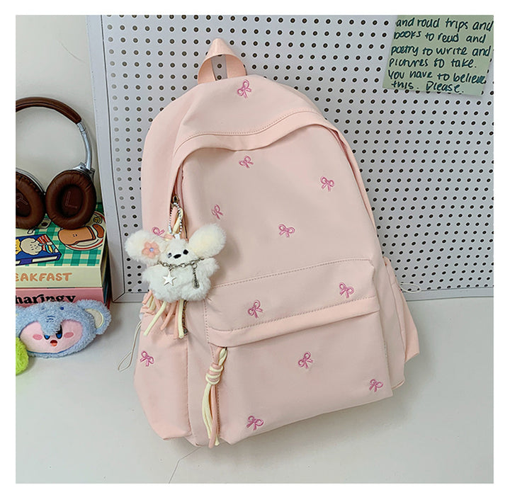 Sjarmerende Brodert Skolesekk