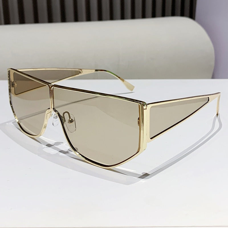 Men's Bold Statement Shield Sunglasses Skanto