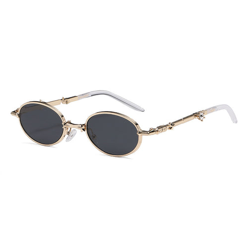 Women's fashion glasses with elegant metal frame and lightly tinted lenses Skanto
