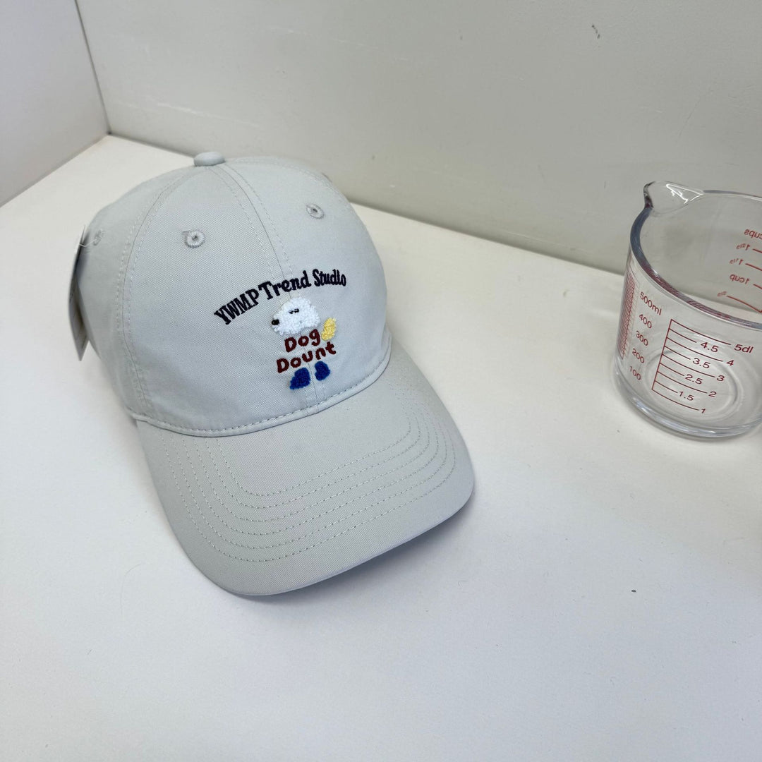 Unisex Brodert Hundetema Baseball Caps Skanto