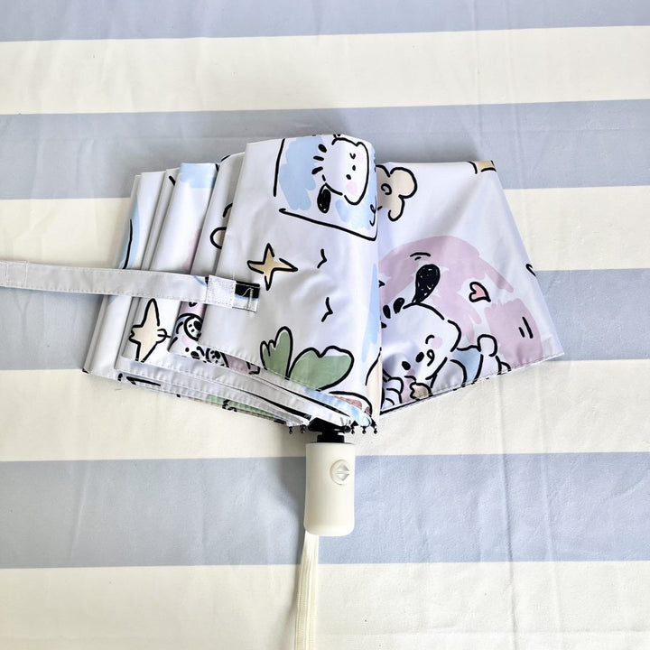 Dame Faltregnparaply med leken Pochacco-design Skanto