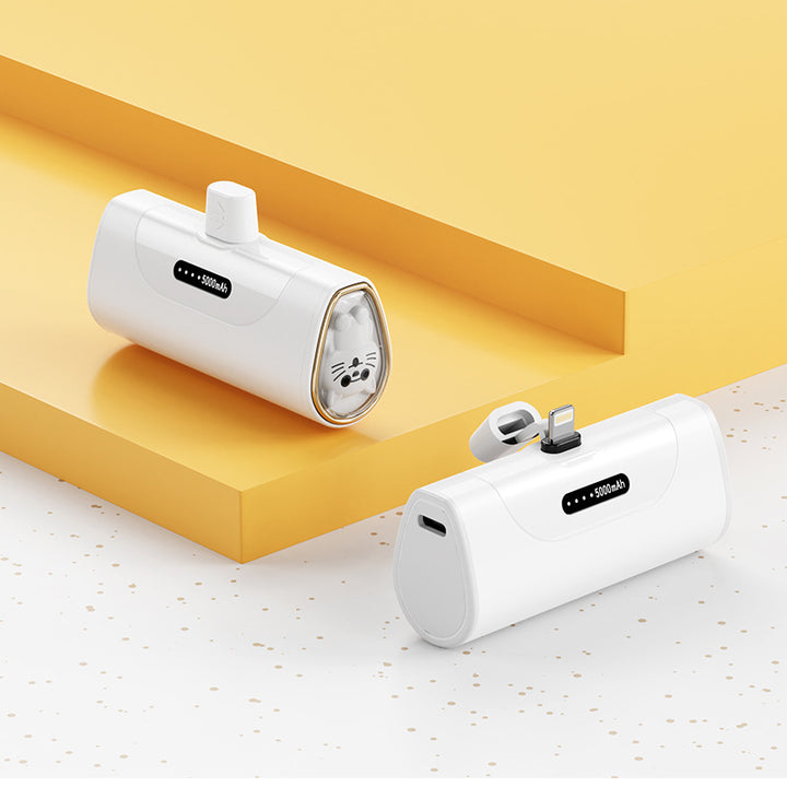 Morsom Powerbank med integrert dyrefigur Skanto