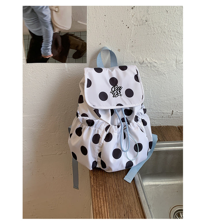 Morsom prikkete mini skole ryggsekk
