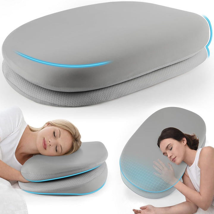 Ergonomisk og tilpassningsdyktig nakkepute Skanto