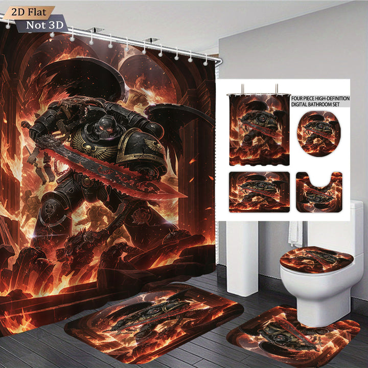 Digital Fantasy-tema Baddekor Sett Skanto