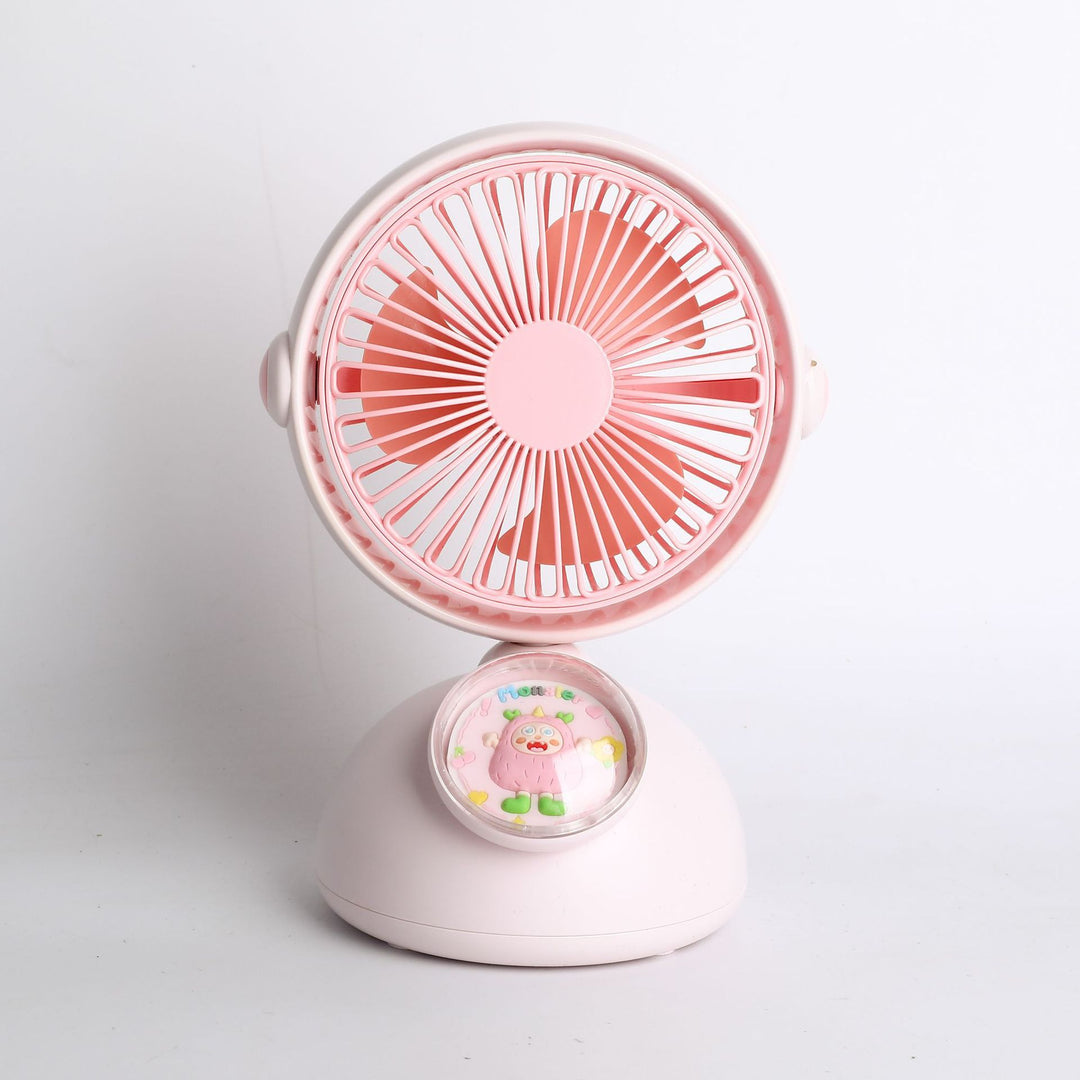 Unisex Bærbar Mini-Ventilator med kreativt design og Spilleur-funksjon Skanto