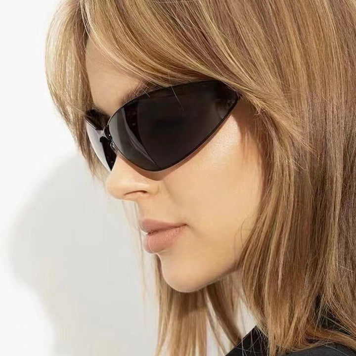 Women's Cat-Eye Sunglasses with Modern Metal Frame Skanto