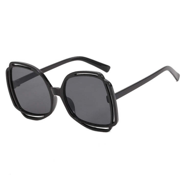 Dame oversized solbriller i moderen retro-design Skanto