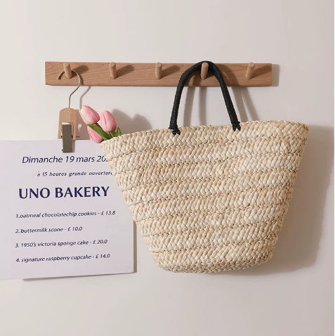 Large basket bag with sturdy handles Skanto