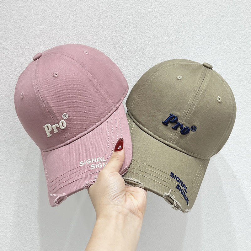 Dame's Casual Distressed Baseball Cap Skanto