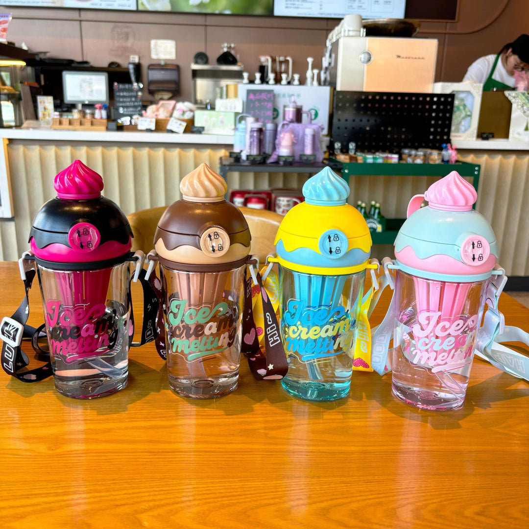 Dame kreativ drikkeflaske i iskrem-design Skanto