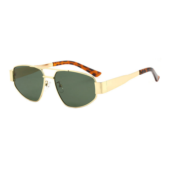 Herre Aviator-Style Metalliske Solbriller Skanto