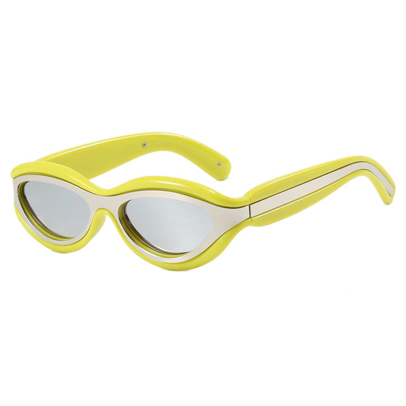 Damer Cat-Eye solbriller med beskyttende UV-beskyttelse og stilige rammer Skanto