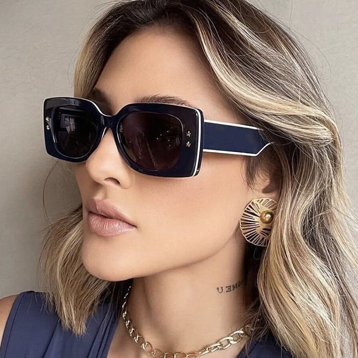 Women's Exclusive Square Sunglasses with Stylish Details Skanto