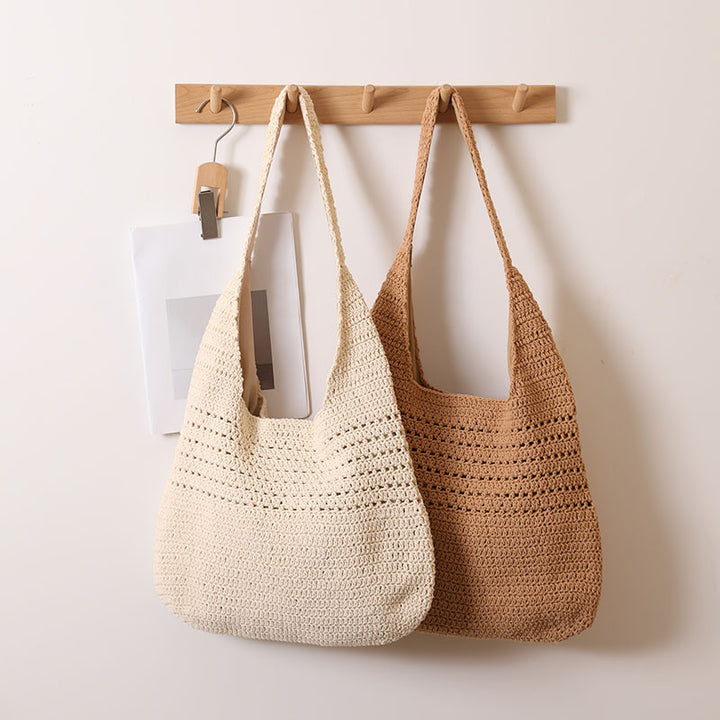 Hand-crocheted tote bag with spacious volume Skanto