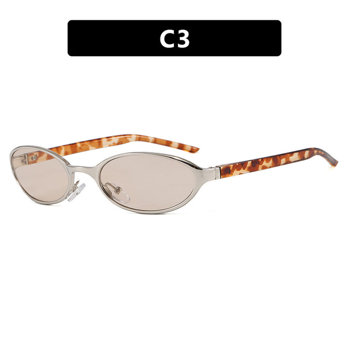 Women's elegant sunglasses with protective UV filter and narrow frame Skanto
