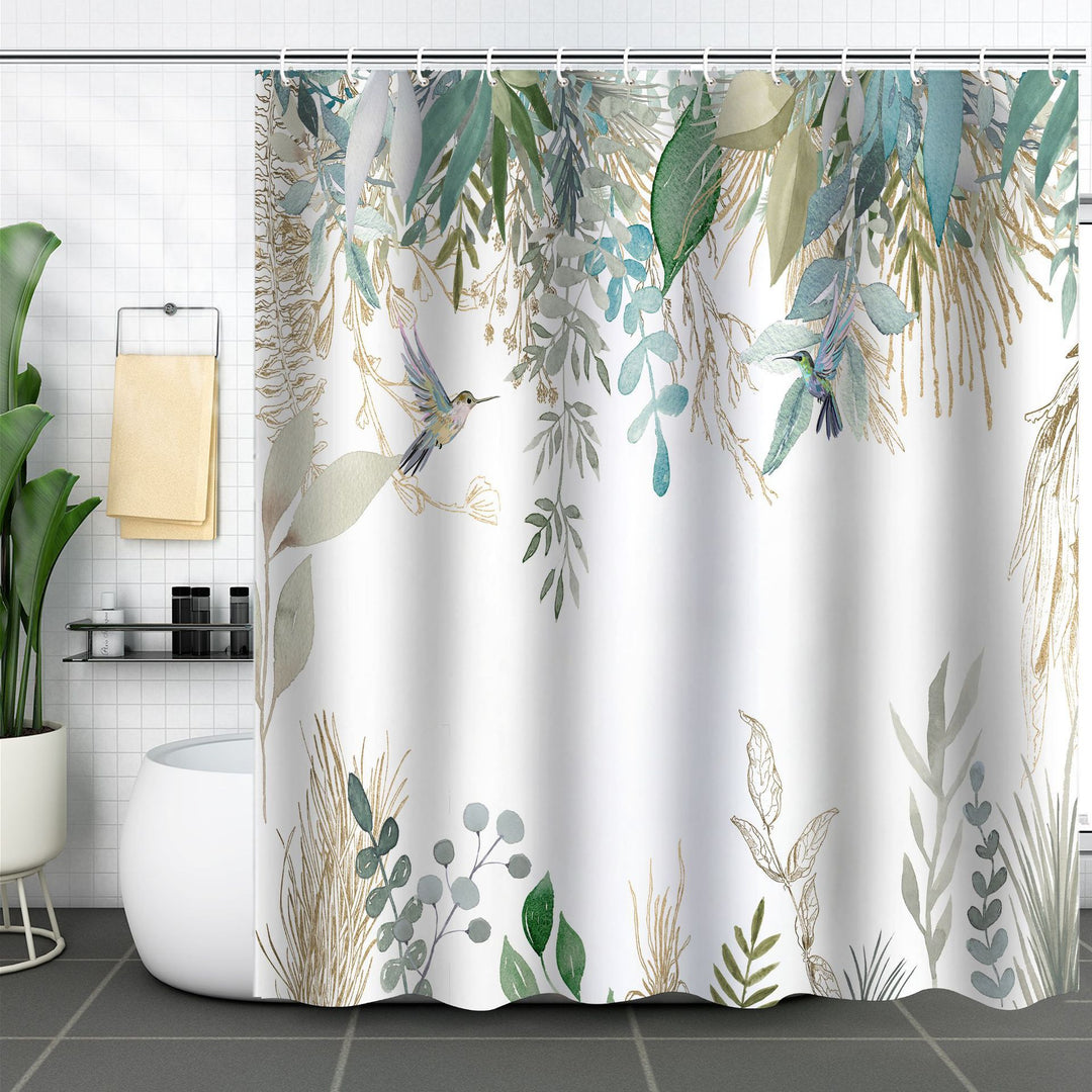 Naturinspirert dusjforheng Skanto