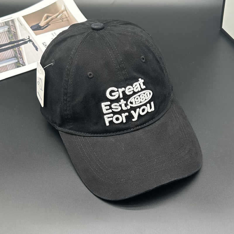 Unisex Grafisk Brodert Caps Skanto