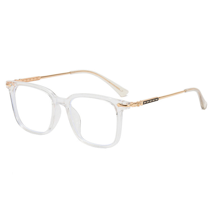 Dame moteriktig solbrille med elegant ramme og kontrasterende glass Skanto
