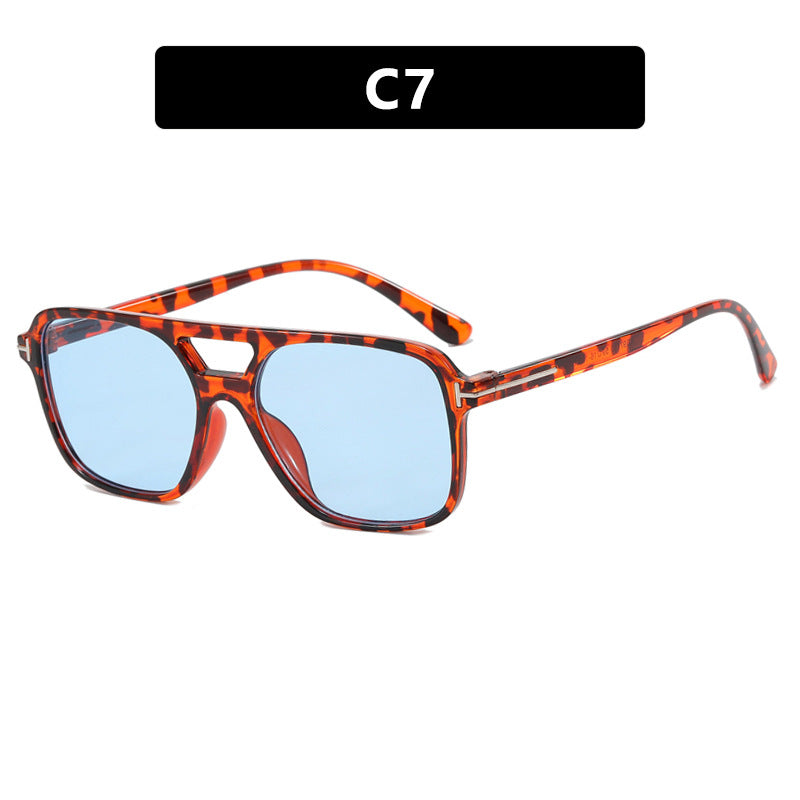 Women's elegant geometric sunglasses with stylish frame Skanto