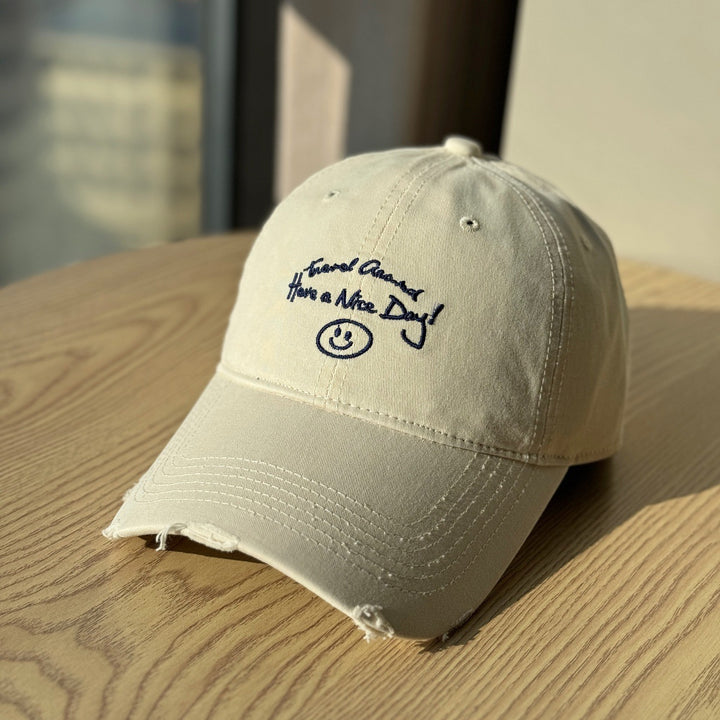 Kvinne Slitt Bomull Baseball Caps Skanto 1784270914