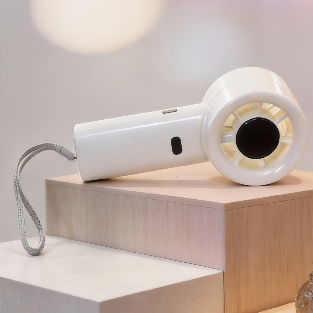 Dame bærbar mini-håndvifte med innovativt design Skanto