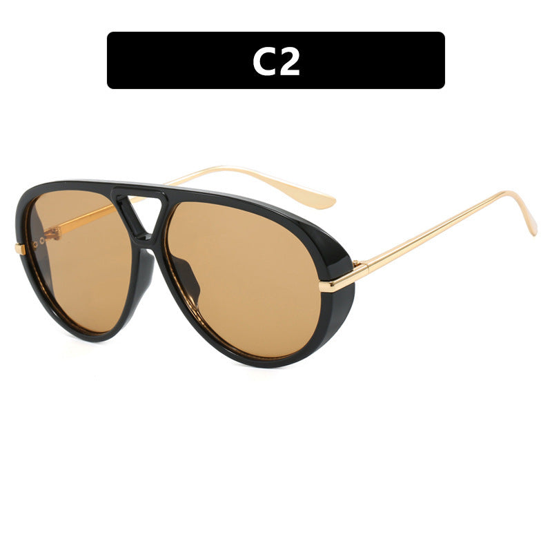 Dame oversized solbriller i stilfull retro-design Skanto