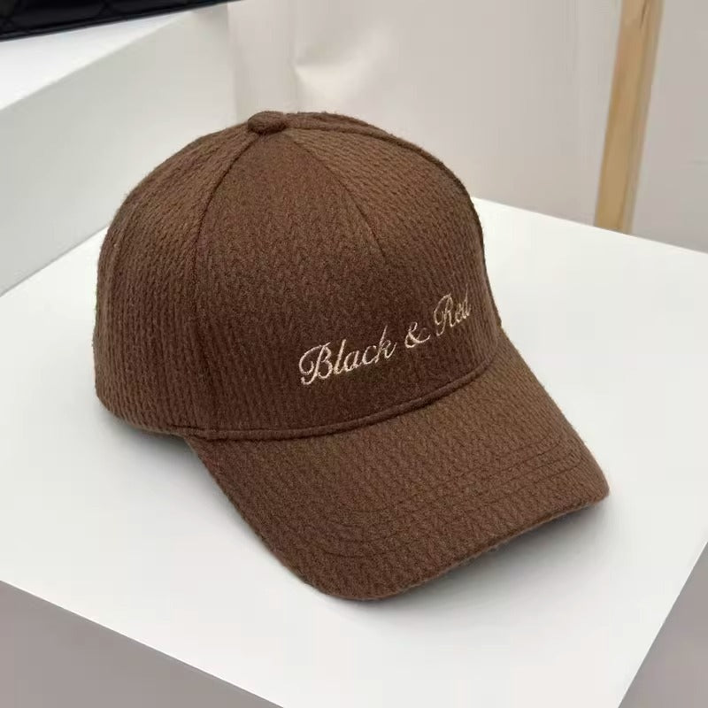 Kvinne Brodert Casual Strikket Baseball Caps Skanto