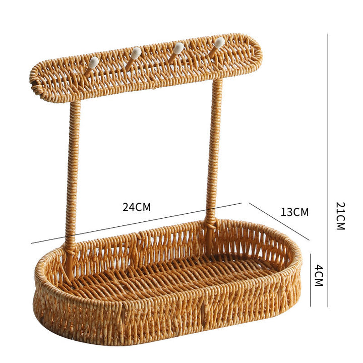 Unisex Allsidig Oppbevaringskurv med Krok Skanto