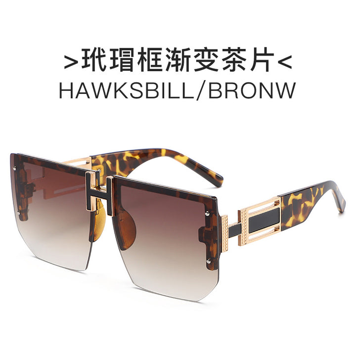 Dame futuristisk kvadrat solbrille Skanto