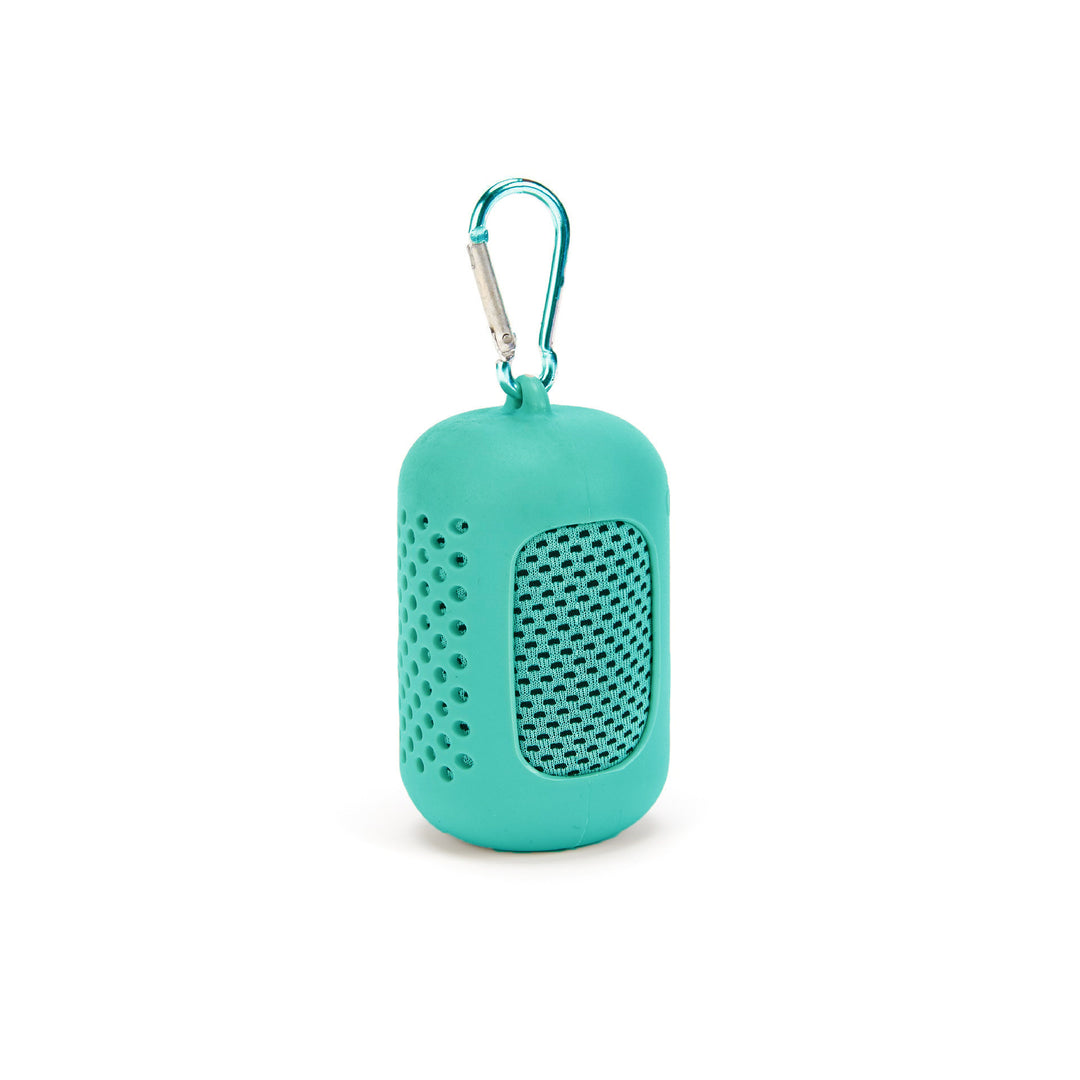 Dame bærbar Bluetooth-høyttaler med karabinkrok Skanto