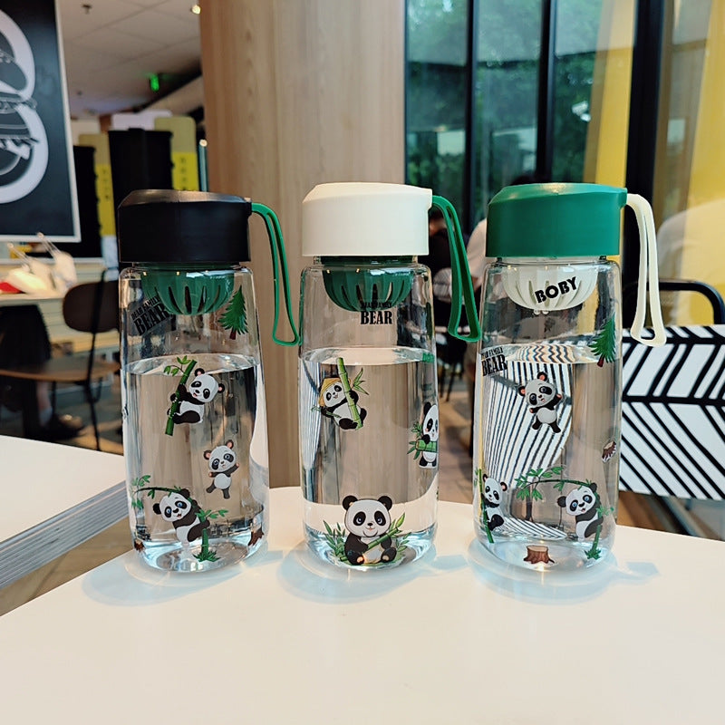 Dame Lekker drikkeflaske med gledelig panda-motiv Skanto